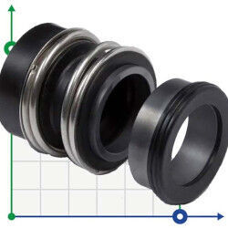 Механическое уплотнение вала насоса KSB R-MG1S6 28, SIC/SIC, VITON, 304