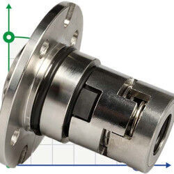 Уплотнение картриджного типа R-706L 12, SIC/SIC, VITON, 304