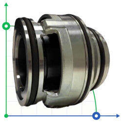 Торцевое уплотнение-картридж насоса Grundfos R-706SE 43, SIC/SIC, VITON, 304