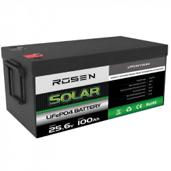 Аккумуляторная батарея литий-железо-фосфатная 25.6V 100Ah LiFePO4, LFP напольный с ячейками EVE 3.2V 100Ah LiFePO4 grade A cells