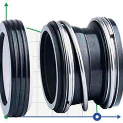 Уплотнение торцевое R-B151 2.1/2, SIC/SIC, VITON, 304