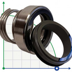 Одинарное торцевое уплотнение R-BT-RN 70, SIC/CAR, EPDM, 304, T8RN