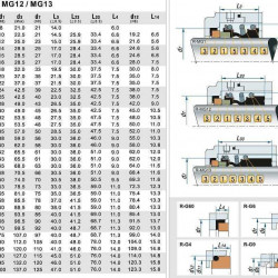 Торцевое уплотнение вала насоса R-MG12 45, CAR/SIC, EPDM, 304, G60