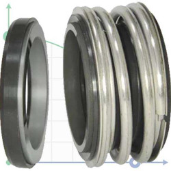 Уплотнение вала насоса R-MG1 24, SIC/SIC, VITON, 304, G60