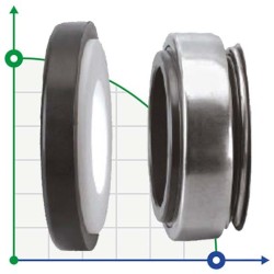 Сальник (торцевое уплотнение) R-BT-AR 15, M, SIC/SIC, EPDM, 304